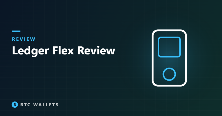 Stylized illustration of the Ledger Flex hardware wallet