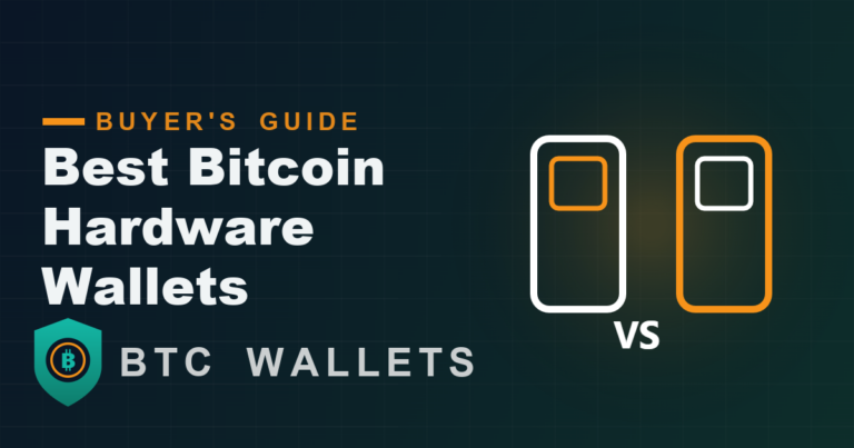 Two hardware wallets compared side by side