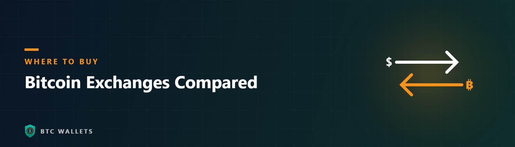 Exchanges comparison banner