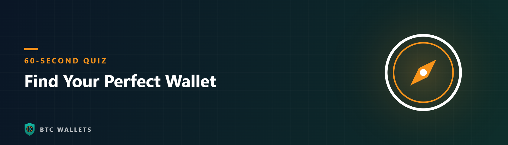 Wallet finder quiz banner