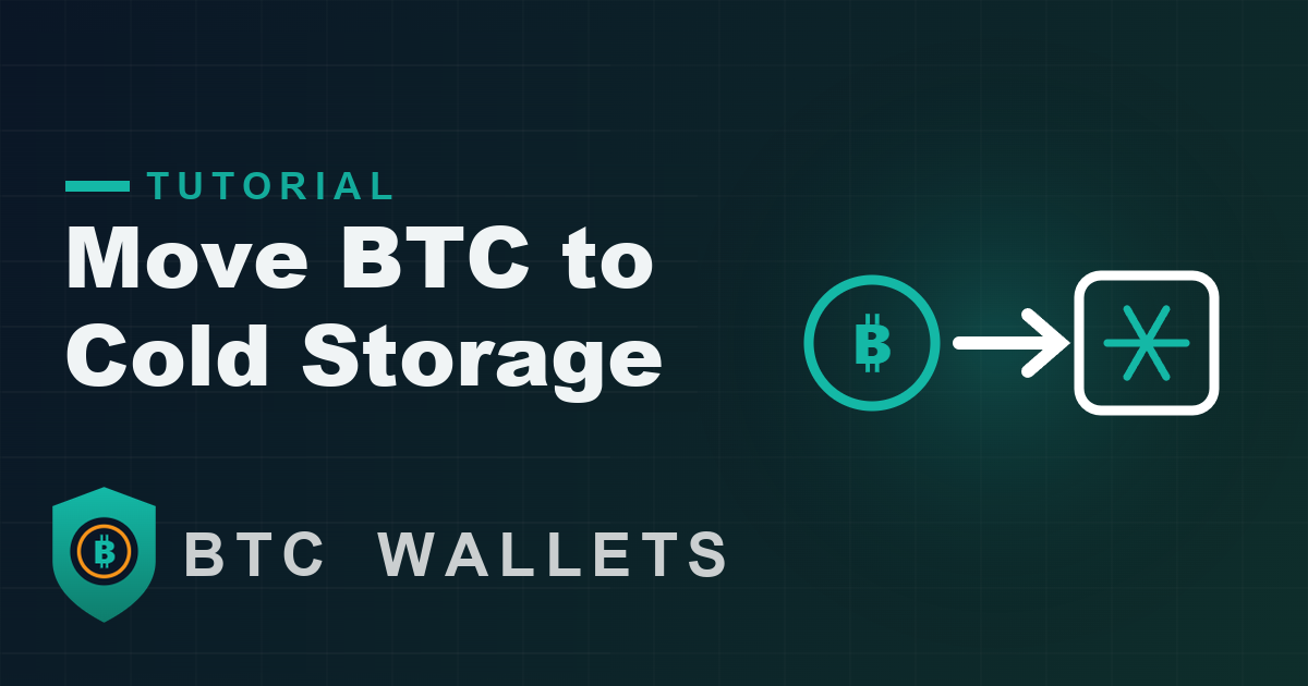 Bitcoin moving to cold storage