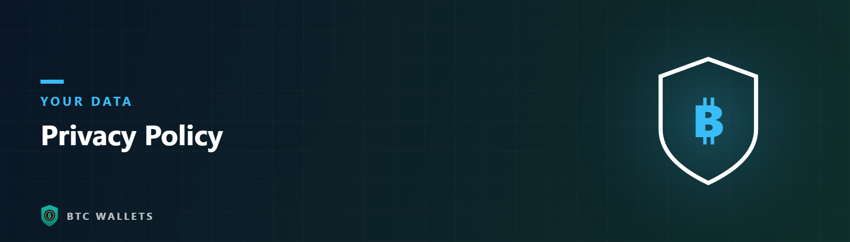 Privacy policy banner